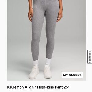 lululemon athletica Gray Align™ Leggings